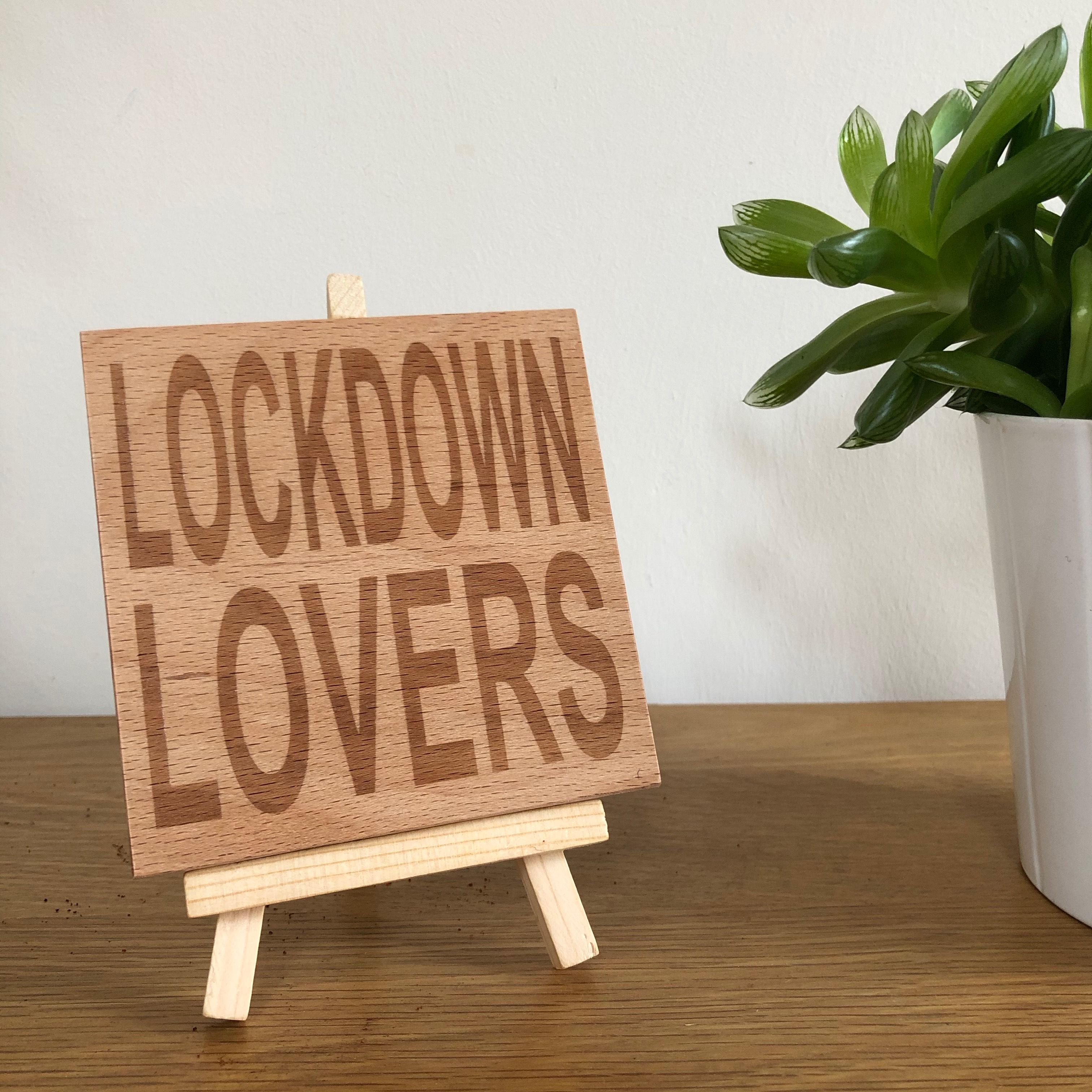 Love in lockdown - new coasters from Craftypups